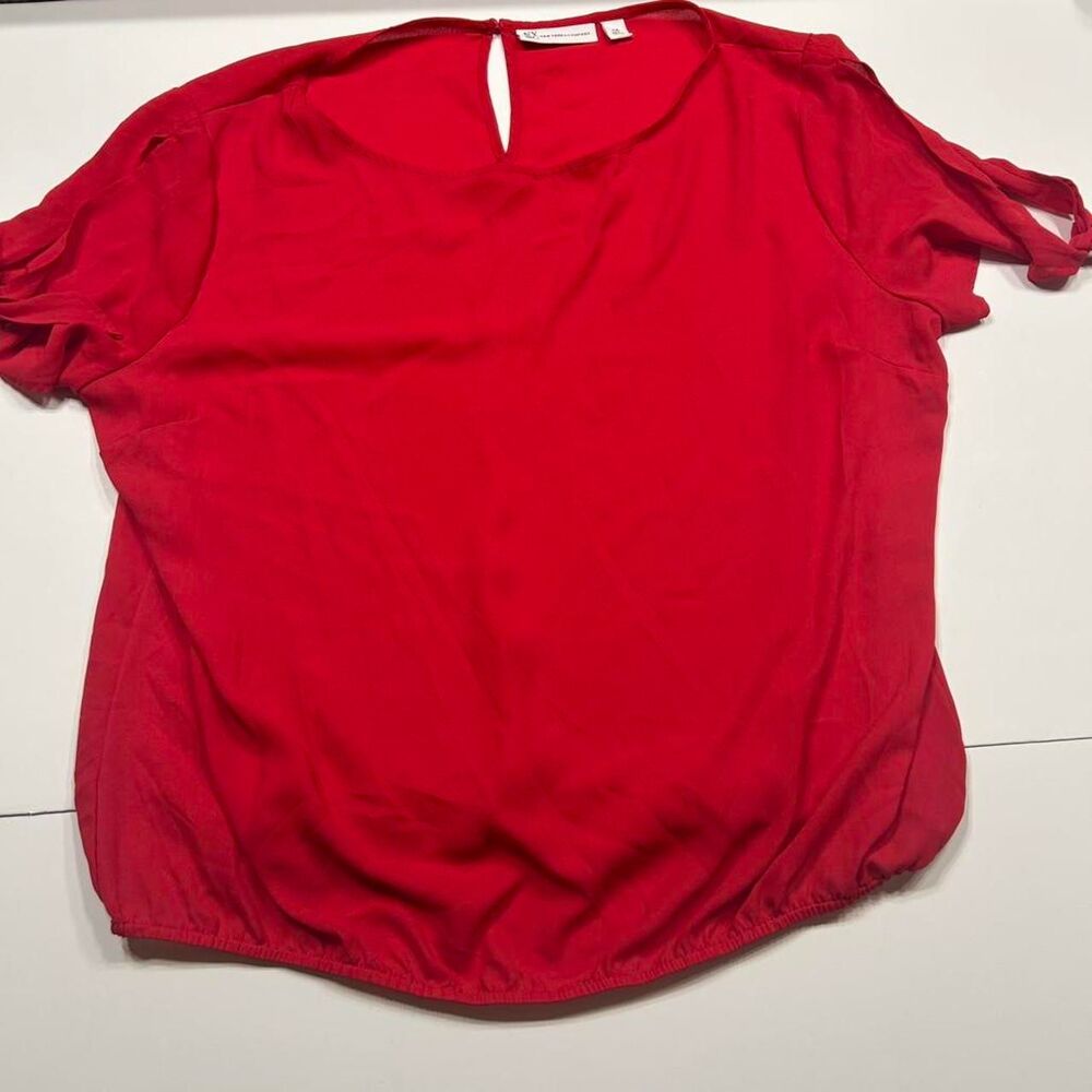 New-york-company Women's Red Blouse